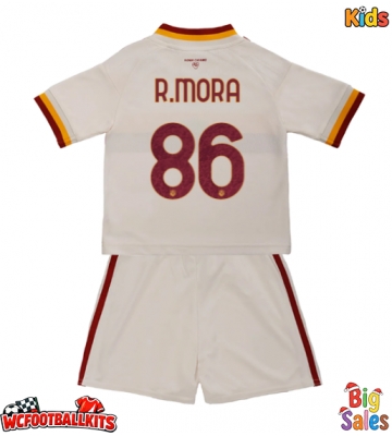 AS Roma Rodrigo Mora #86 Replica Away Stadium Kit for Kids 2026-27 Short Sleeve (+ pants)